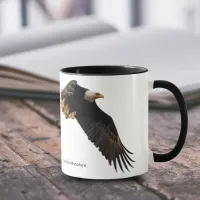 A Bald Eagle Takes to the Sky Mug