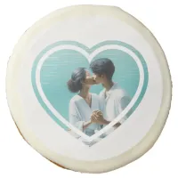 Personalized Photo Heart  Sugar Cookie