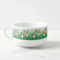 Halloween or Autumn Gnomes Fall Pumpkins Soup Mug