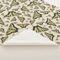 Southwest Yellow Swallowtail Butterflies All Over  Sherpa Blanket