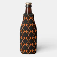 Halloween Black Skull Bottle Cooler