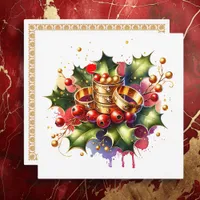 Five Golden Rings | Twelve Days of Christmas Holiday Card