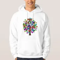 Colorful Butterfly Tree Hoodie