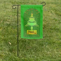 Celtic Christmas Tree Garden Flag