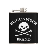 Buccaneer Brand Flask