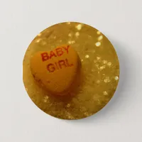 Baby Girl Pinback Button