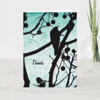 Birdie Thanks Thank You Card