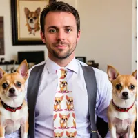 Puppy Charm - Customizable Chihuahua Tie