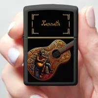 Wild West Guitar Artistry Zippo Lighter