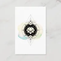 *~* Stars Moon Lotus Sacred Symbol To Nirvana Business Card