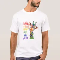 It Takes A Lot Of Courage Pride Giraffe T-Shirt