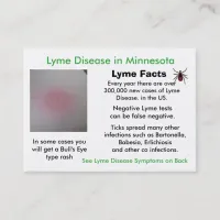 Lyme Disease in Minnesota Information Cards