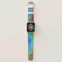 Rainbow Glitter Effect Shimmery Multi-Coloured Apple Watch Band