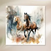 Western Wild Horse  Poster