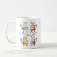 cute cats for cat lovers and coffee lovers mug