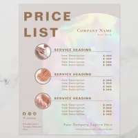 Modern Beige Holographic Arch Service Price List