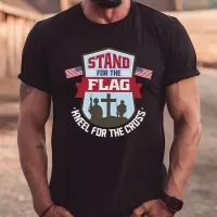 Stand For The Flag Kneel For The Cross T-Shirt