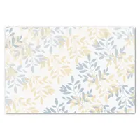 Modern abstract floral botanical leaf tissue paper