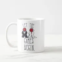 Let the Games Begin Meeple Wedding Fun Art Coffee Mug