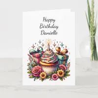 Personalized Birthday and Coloring Page Card