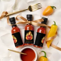 Hot Sauce Bottle Favorss