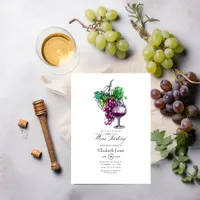 Wine Tasting Bridal Shower Invitation