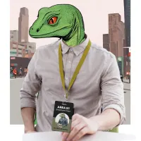 Area 51 Employees pass access all areas Lizard  Badge