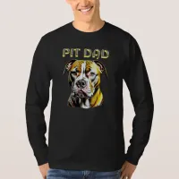 Pit Bull Dad | Dog Lover's  T-Shirt