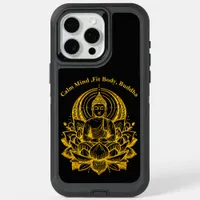 Buddha Meditating in Lotus  iPhone 15 Pro Max Case