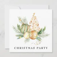 *~* Family Corporate  AP20 Christmas TREE Party Invitation