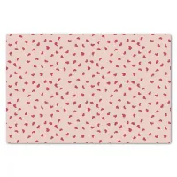 Cute Doodled Red Hearts Tissue Paper