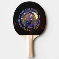  Halloween Witch Birthday party Ping Pong Paddle