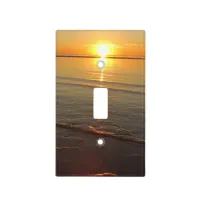 Light Switch Plate with Sunset Photo