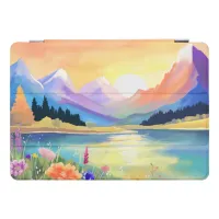 Dreams by the Mountains Lake Sanctuary iPad Pro Cover