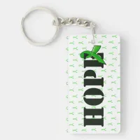 Lyme Disease Awareness Hope Key Chain