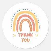 Boho Sunshine Thank You Stickers