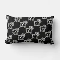 E Monogram Initial Throw Pillow