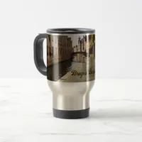 Bruges Belgium Sketch Medieval | Travel Mug