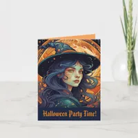 Halloween Witch Party Invitation