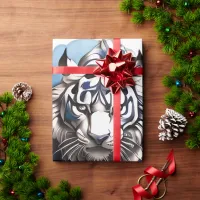 Tiger design  wrapping paper