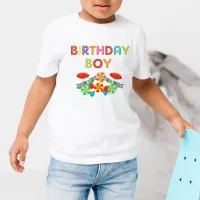 Colorful Sweet Fun Candy Birthday Boy Toddler T-shirt