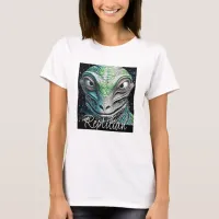 Reptilian Lizard Man Alien Extraterrestrial Being  T-Shirt