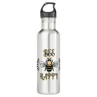 Bee Happy | Vintage Colors Honey Bee Stainless Steel Water Bottle