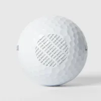 Golf Balls Add Picture or Text