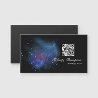 Galaxy Faux Glitter QR Code