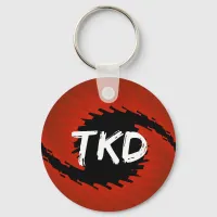 Red and Black TKD Hurricane Keychain