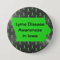 Lyme Disease Awareness in Iowa Button