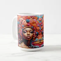 Dreams of Heritage: A Vibrant Future African  Coffee Mug