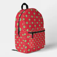 Christmas Holiday Charm Pattern 03 -  Printed Backpack