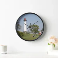 Guiding Lights: Long Beach Lighthouse Serenity Clock